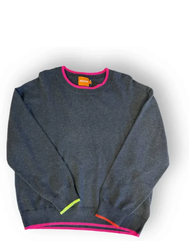 Valentina Heart Crew Sweater