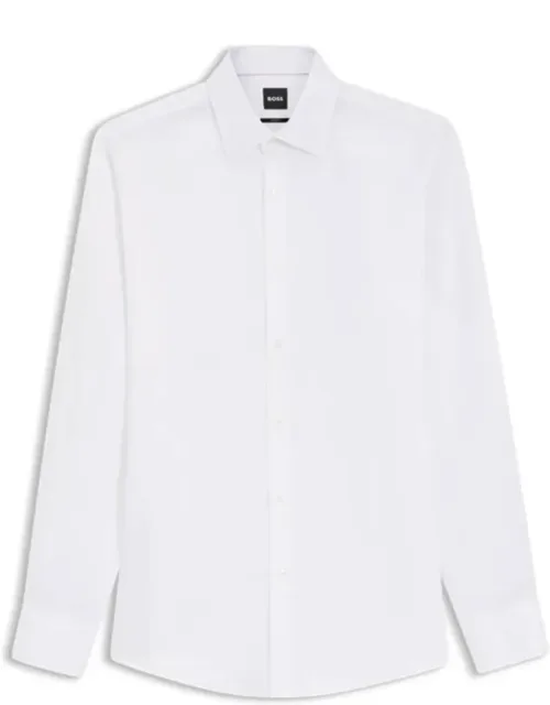 Linen-blend Twill Shirt