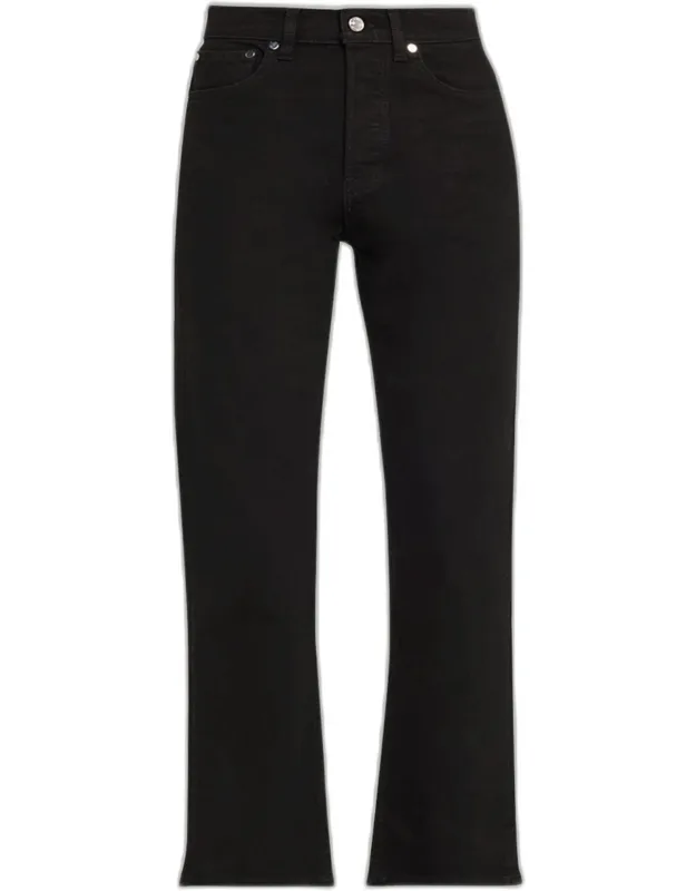 High-rise Straight Jeans