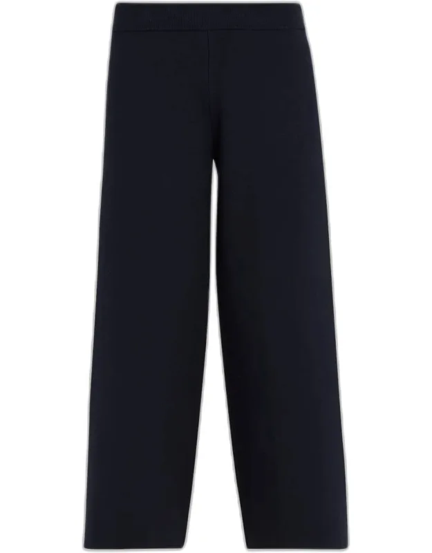 Knit Wide-leg Pants