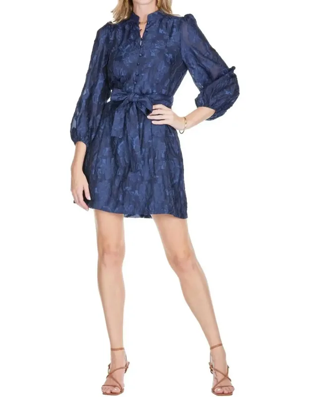 Stand Collar Dress