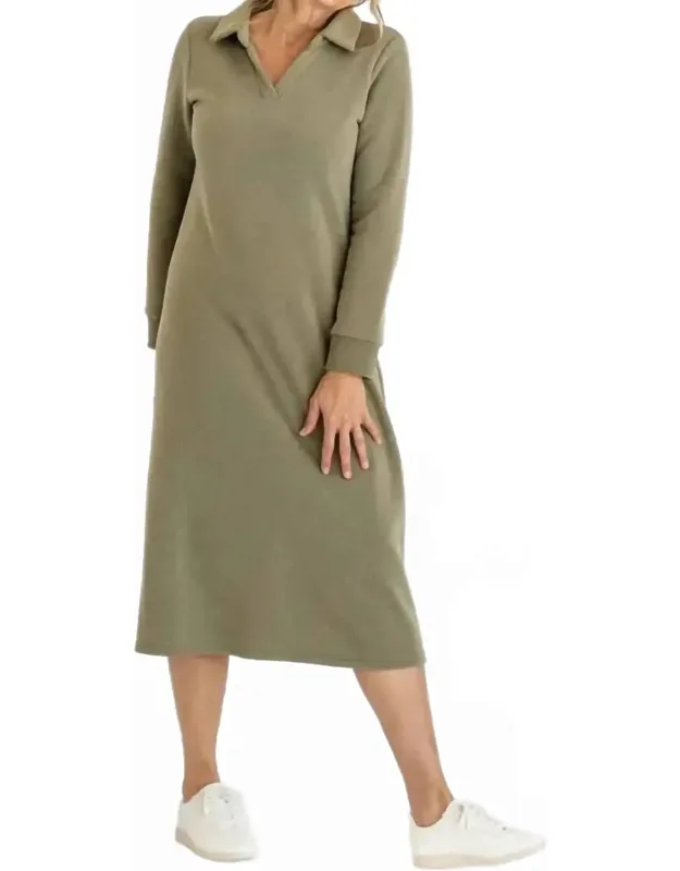 Long Sleeve Sweatshirt Dress