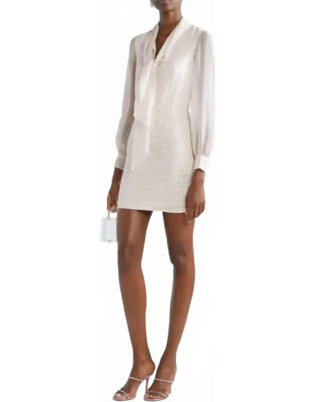Silk-blend Chiffon Mini Dress