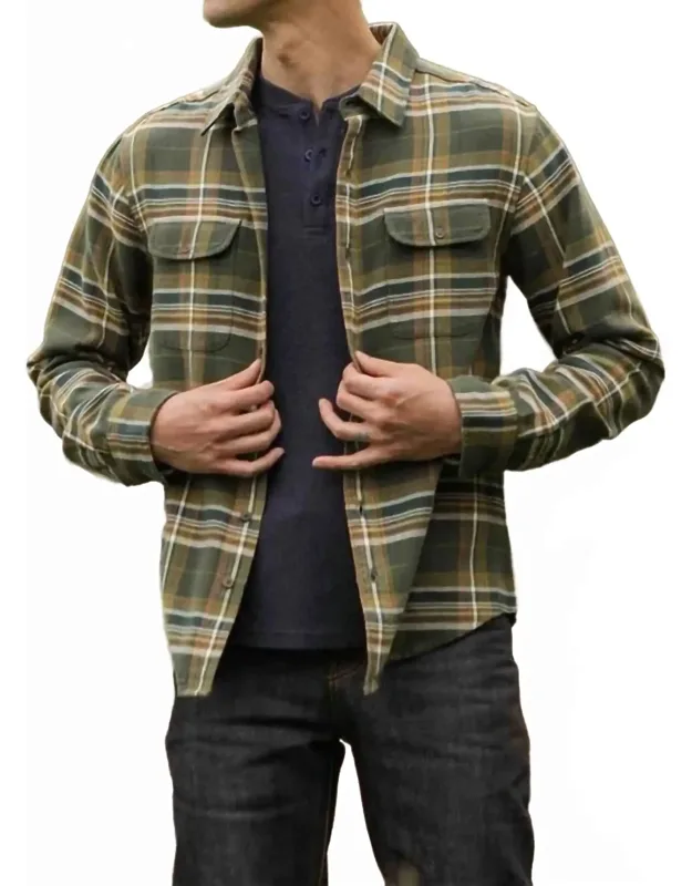 Slim Fit Brushed Cotton Shirt