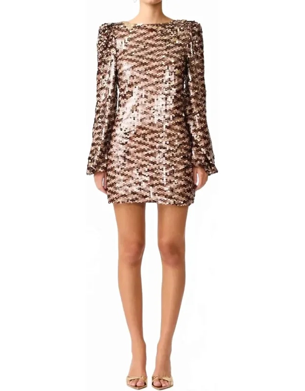 Noemi Long Sleeve Mini Dress