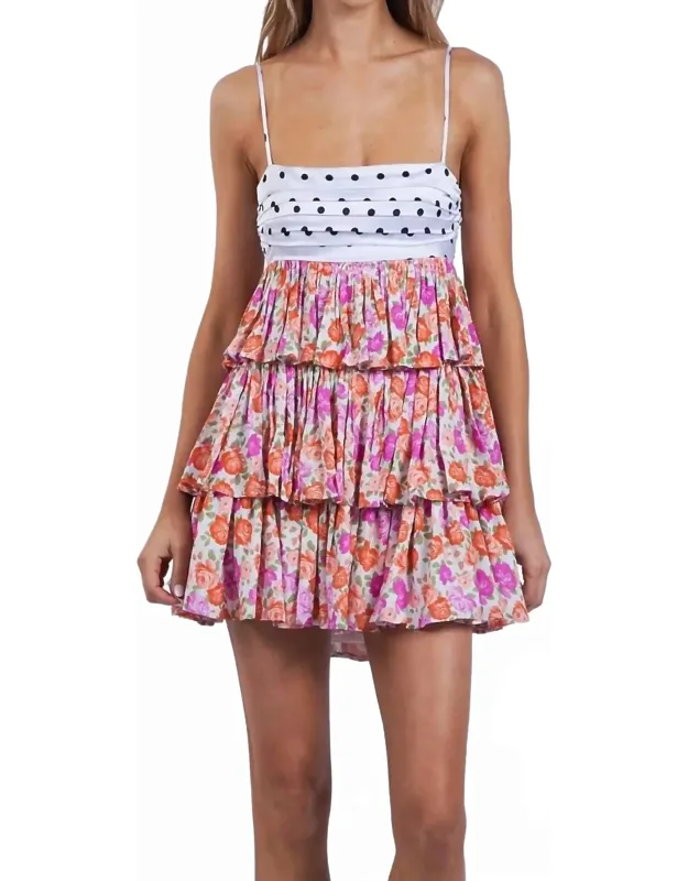 Flowers Mini Dress