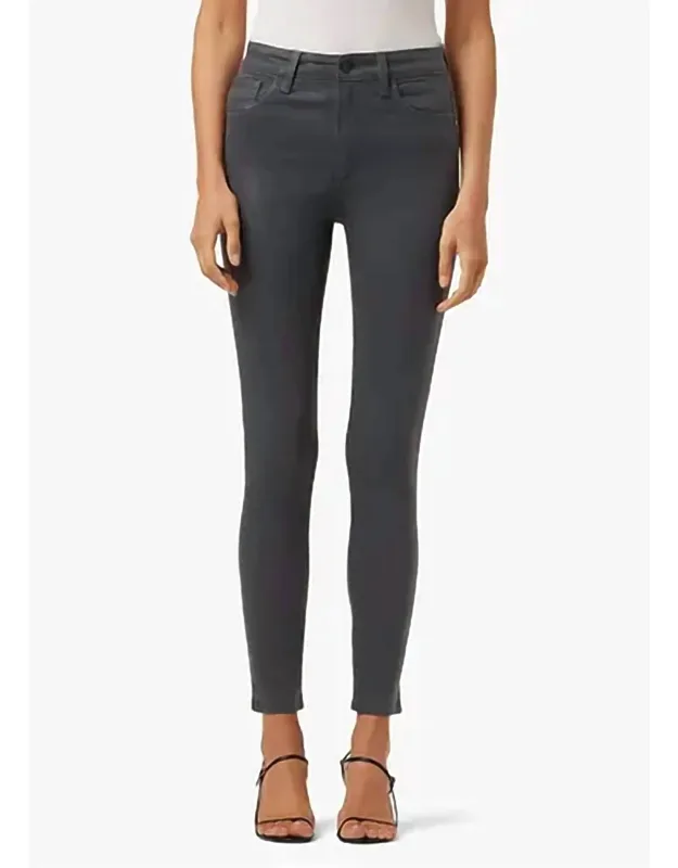 Charlie Leather Coated Jeans