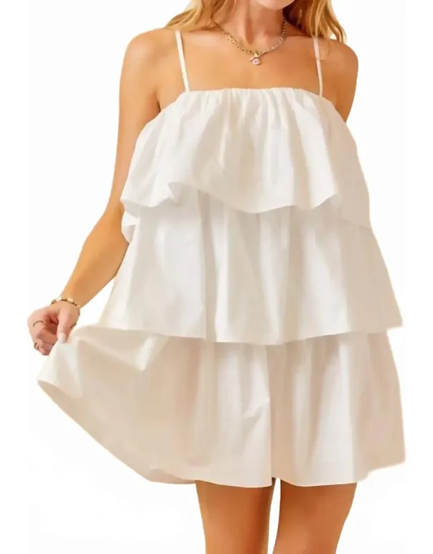 Ruffled Mini Dress