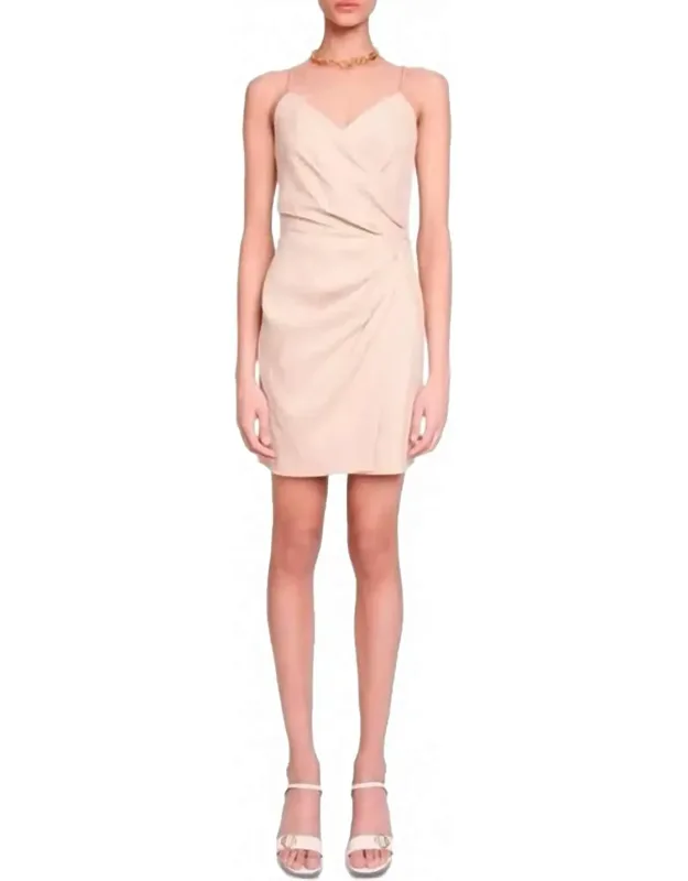 Draped Mini Dress