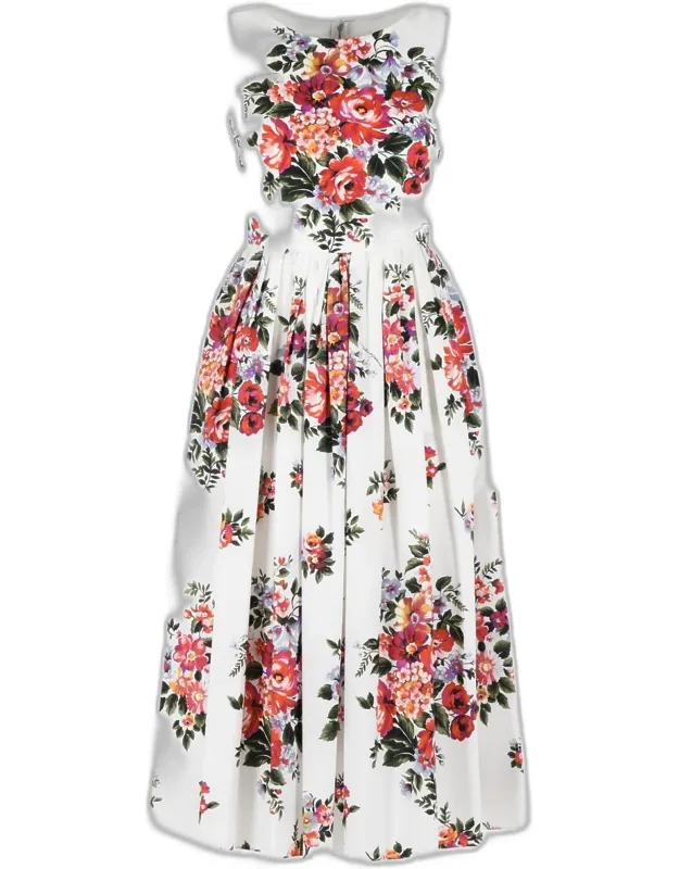 Fiori Cotton Dress