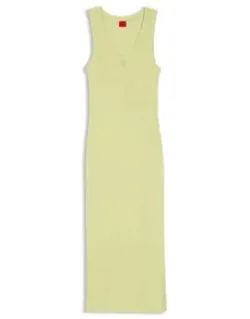 Jersey Midi Dress With Stacked Logo