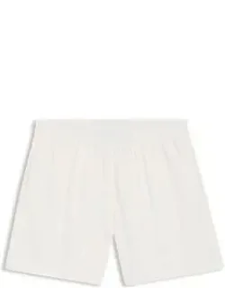 Quick-dry Swim Shorts With Embossed Logos