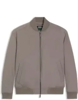 Bomber Jacket In Water-repellent Twill