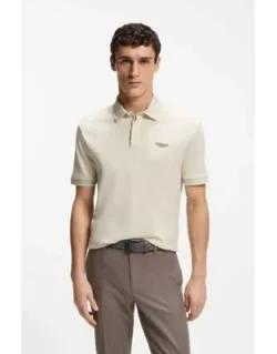 Polo Shirt In Wool-cotton Piqué