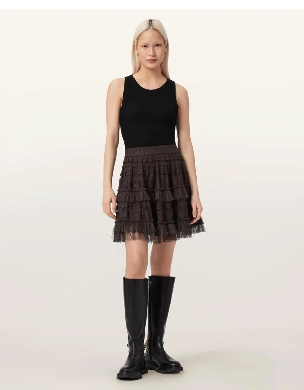Lace Mini Skirt