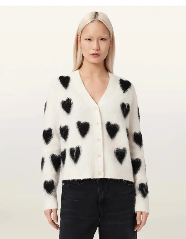 Scatter Heart Cardigan