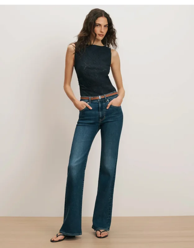 Crosbie Slim Wide-leg Jeans