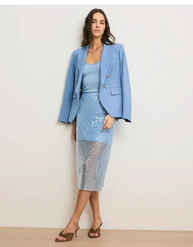 Allora Sequin Midi Skirt