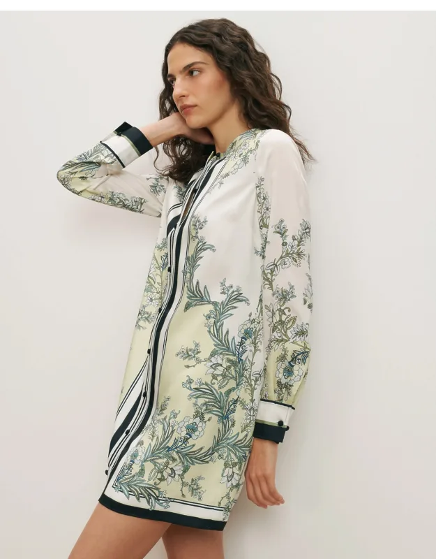 Carstowe Scarf-print Mini Dress