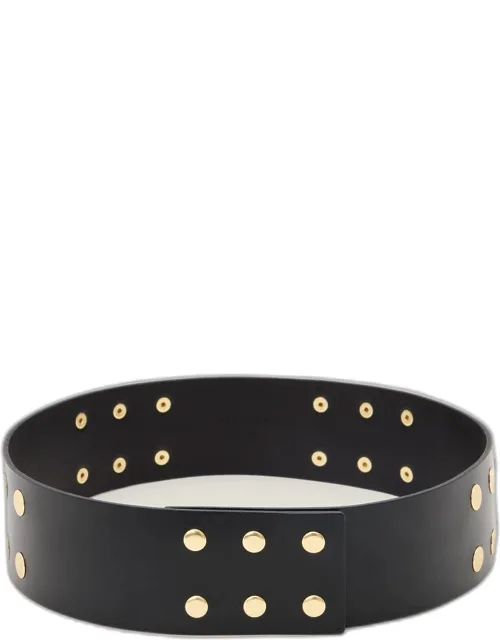 Rio Studded Leather Waist Belt
