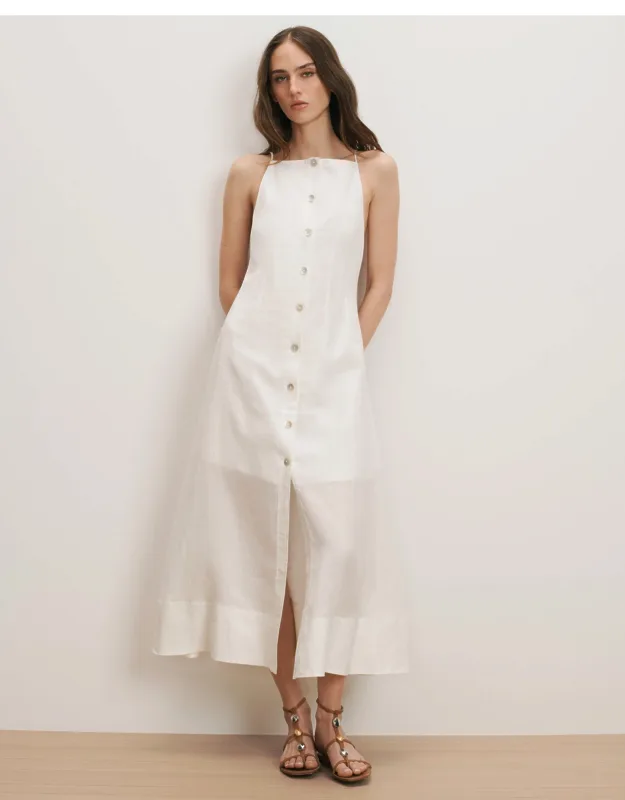 Georges Linen Midi Dress