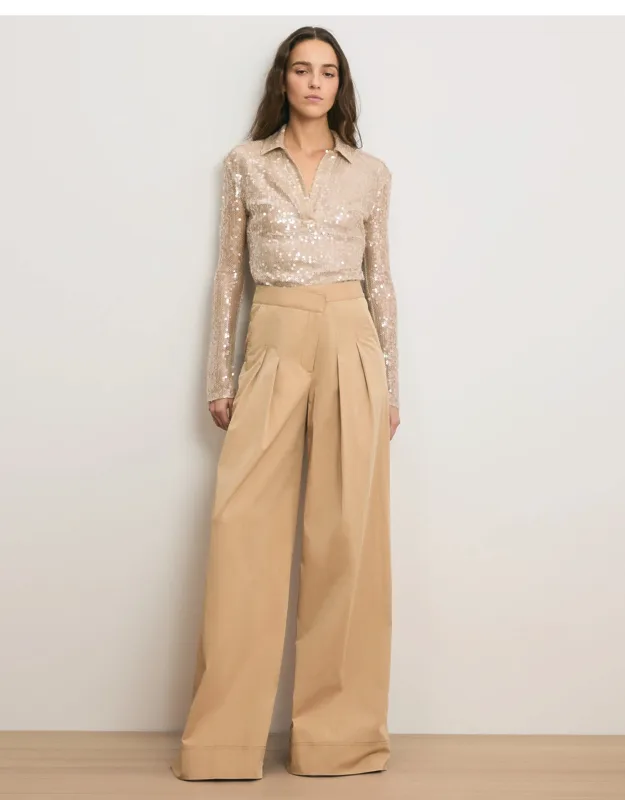 Heron Crossover Waistband Pants