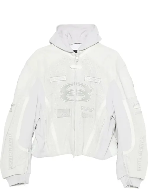 Hooded Leather Jacket