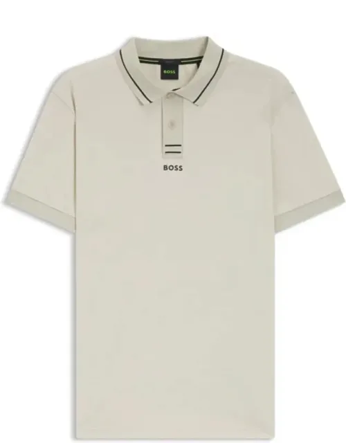 Centred-logo Slim-fit Polo Shirt