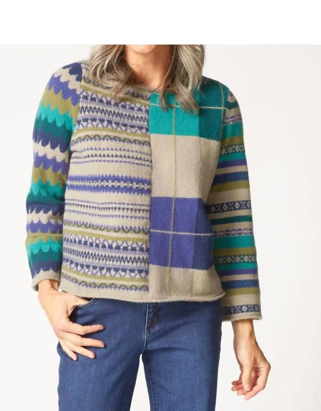 Mixed Pattern Sweater