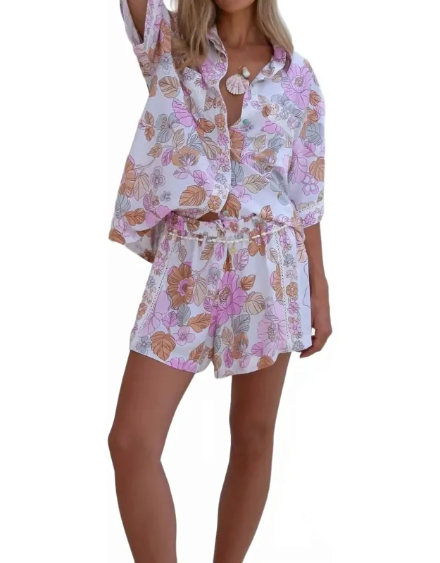Lightweight Floral Shorts