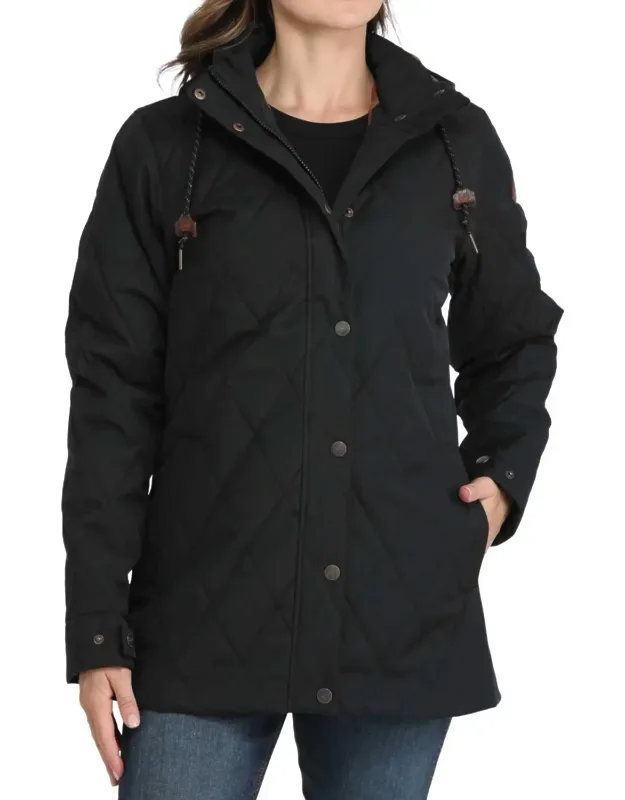 Quilted Snap Barn Coat
