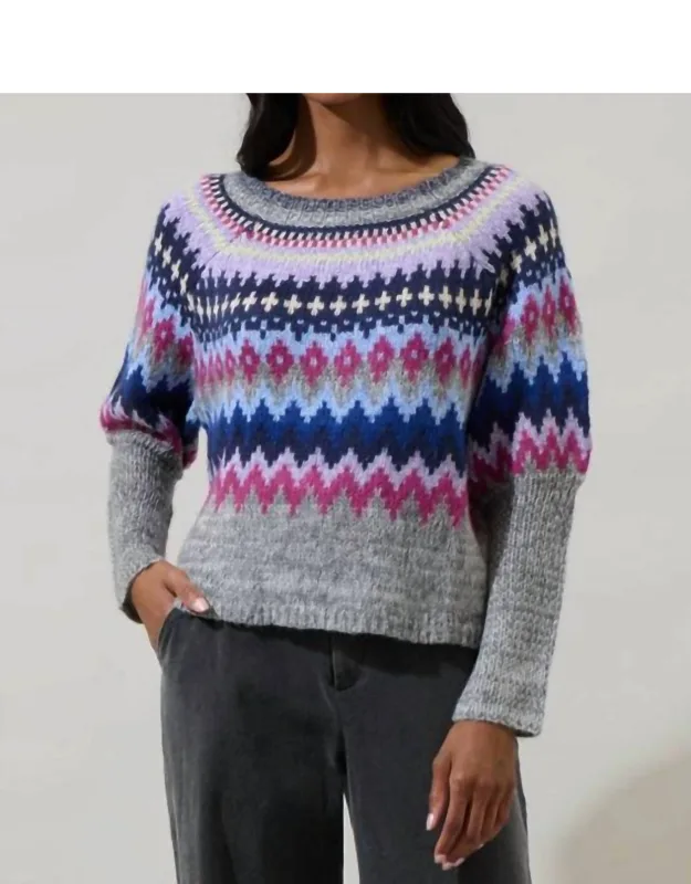 Daria Fair Isle Sweater