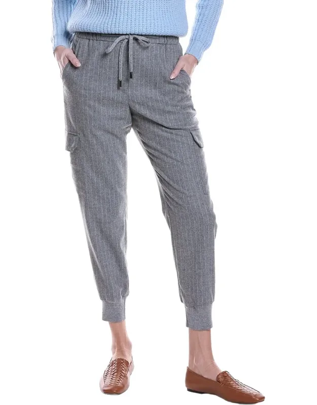 Wool-blend Pants