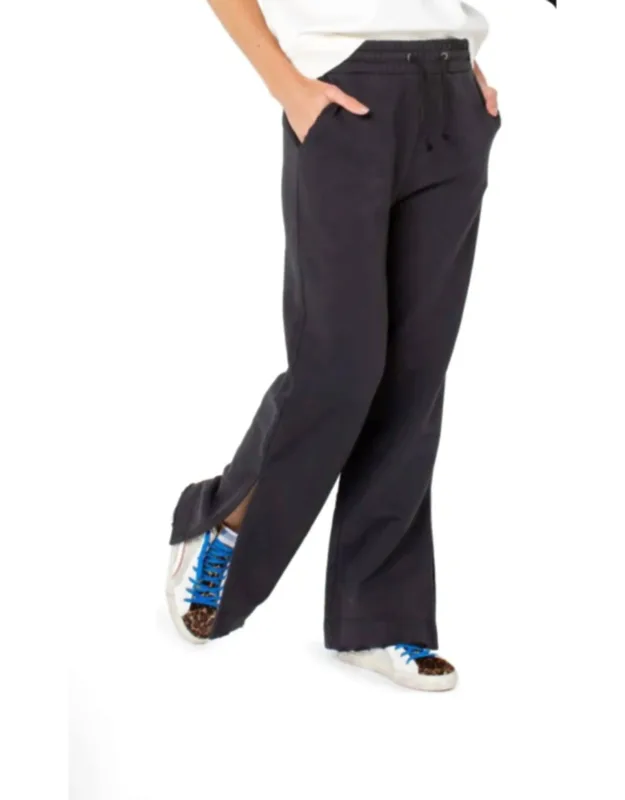 The Chute Tie Waist Slit Pants