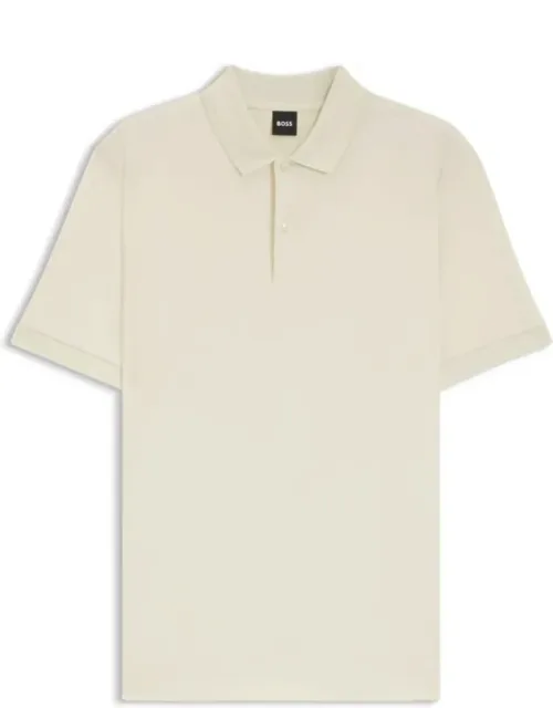 Monogram-placket Polo Shirt