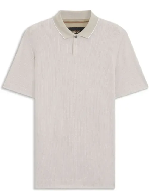 Cotton-silk Polo Shirt