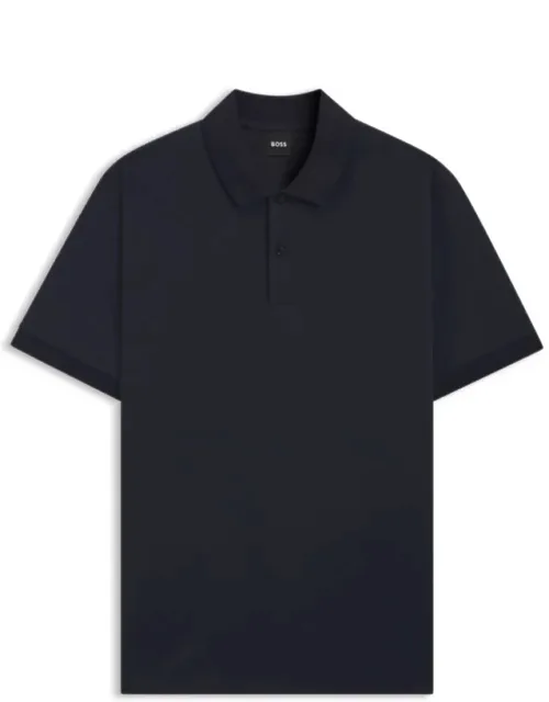 Monogram-placket Polo Shirt