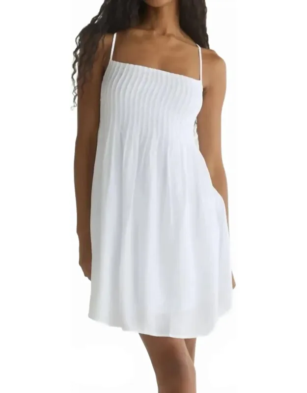 Flowy Pintuck Dress