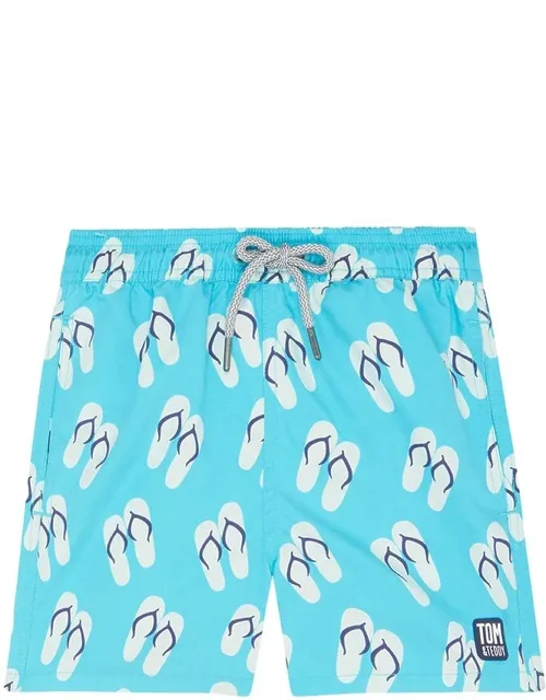 Flip Flops And Swim Trunks