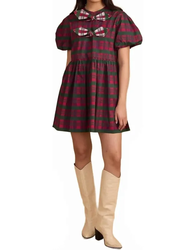 Party Plaid Dress