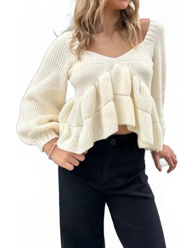Timeless Ruffle Sweater