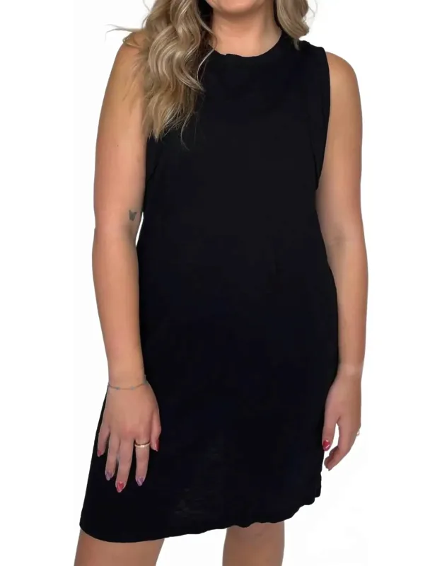 Raglan Seamed Tank Dress