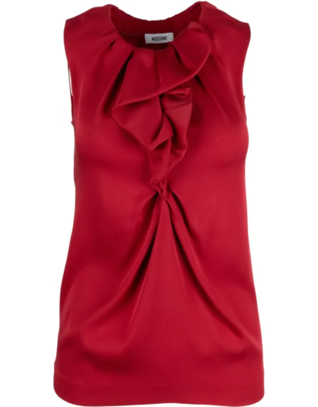 Ruffle Neck Top