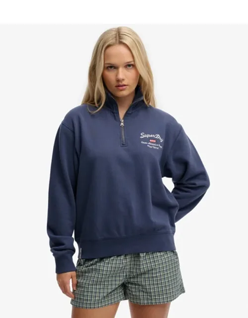 Athletic Essentials Graphic Half Zip Sweatshirt