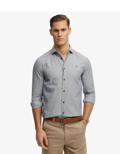 Cut Away Poplin Long Sleeve Shirt