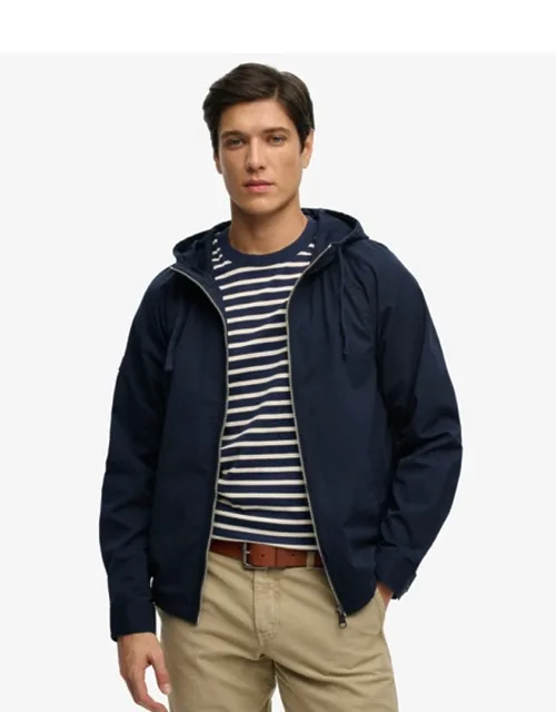 Hooded Washed Twill Jacket