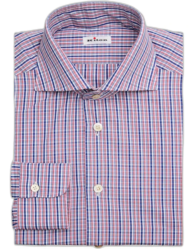 Graph Check Cotton Dress Shirt