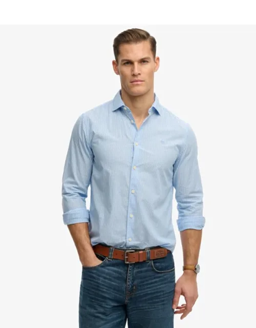 Cut Away Poplin Long Sleeve Shirt