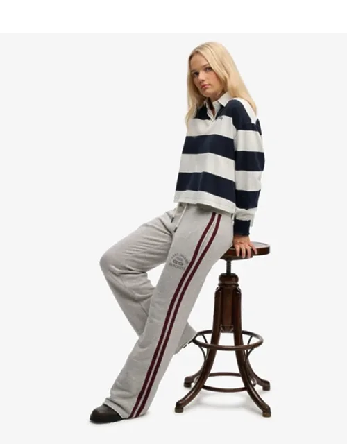 Superdry Athletic Essentials Flare Joggers With Elasticated Waistband And Side Pockets