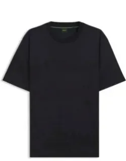 Printed Graphic T-shirt In Mercerised Cotton